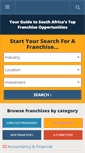 Mobile Screenshot of franchisedirect.co.za