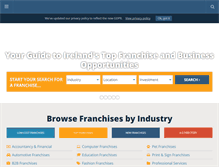 Tablet Screenshot of franchisedirect.ie