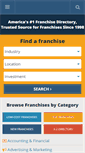 Mobile Screenshot of franchisedirect.com